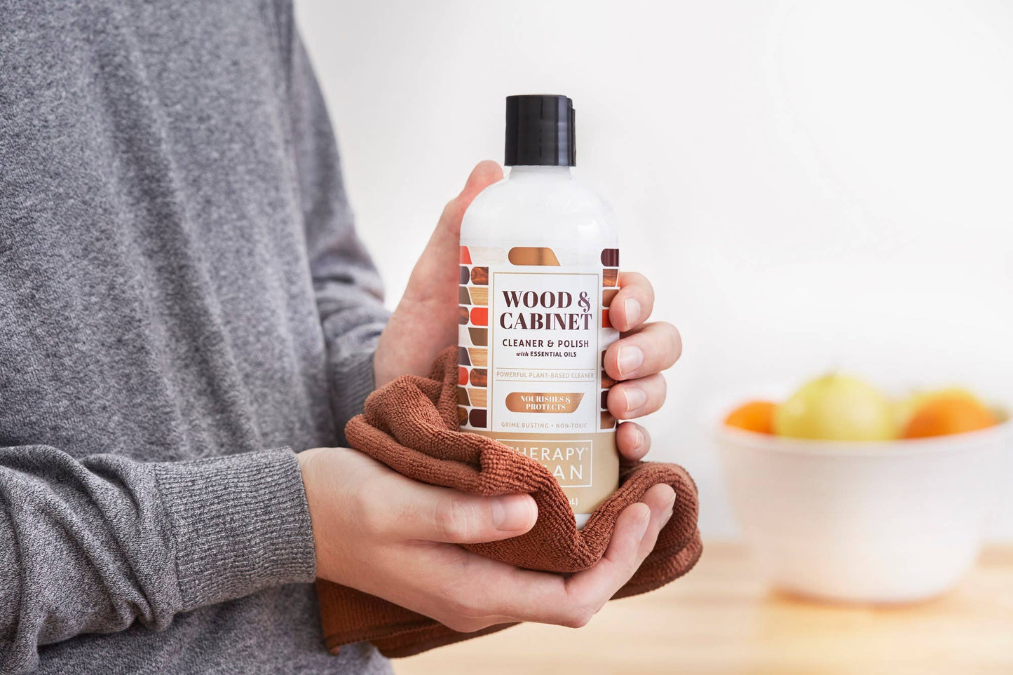 Therapy Clean - 16 oz. Wood & Cabinet Cleaner & Polish