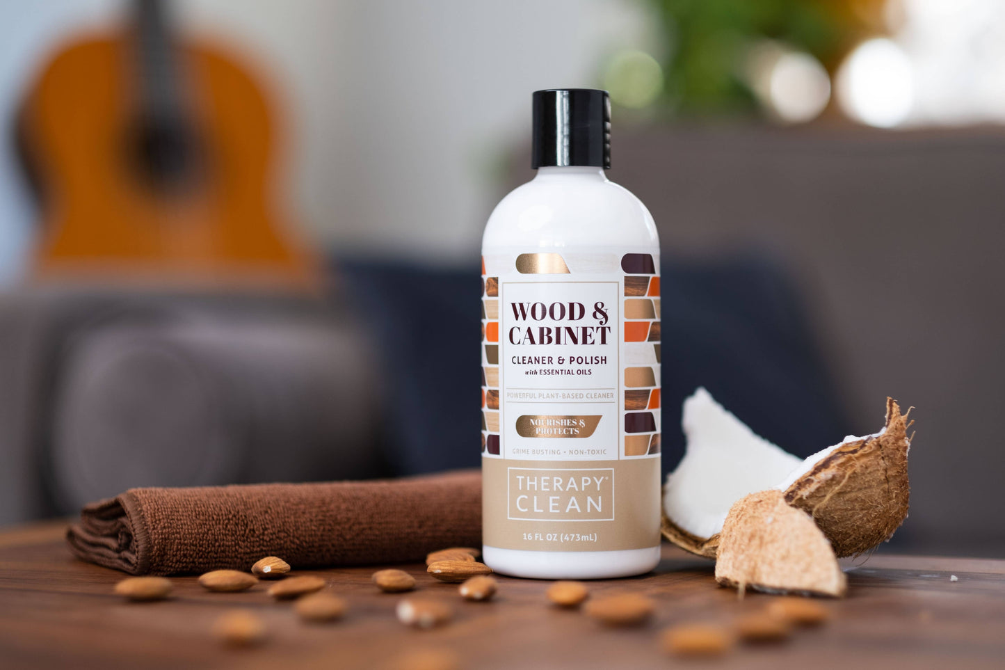 Therapy Clean - 16 oz. Wood & Cabinet Cleaner & Polish