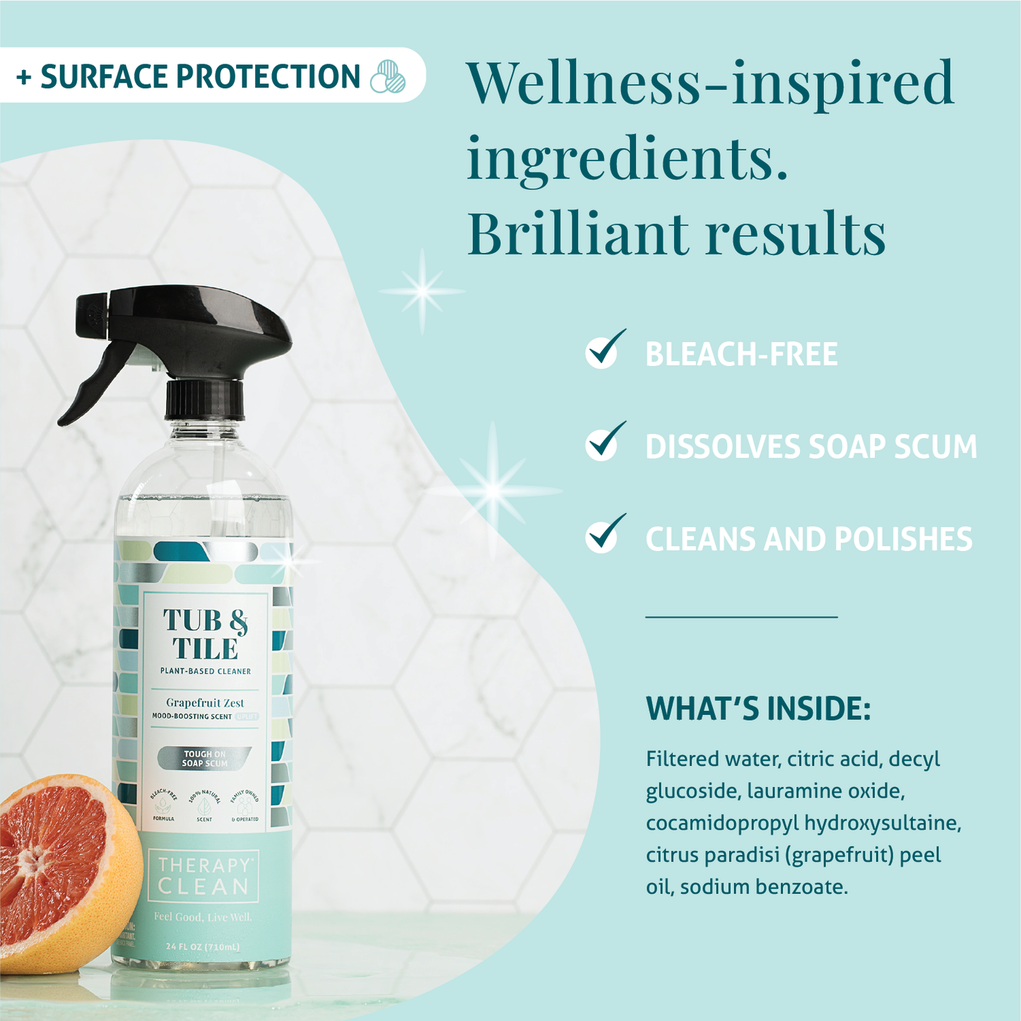 Therapy Clean - 24 oz. Tub & Tile Cleaner