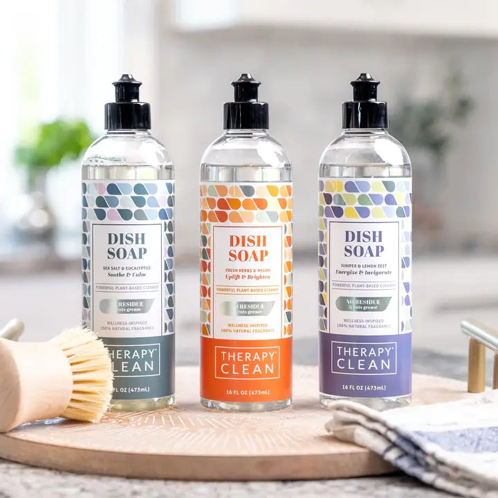 Therapy Clean - Dish Soap 16 oz.: Fresh Herbs & Melon