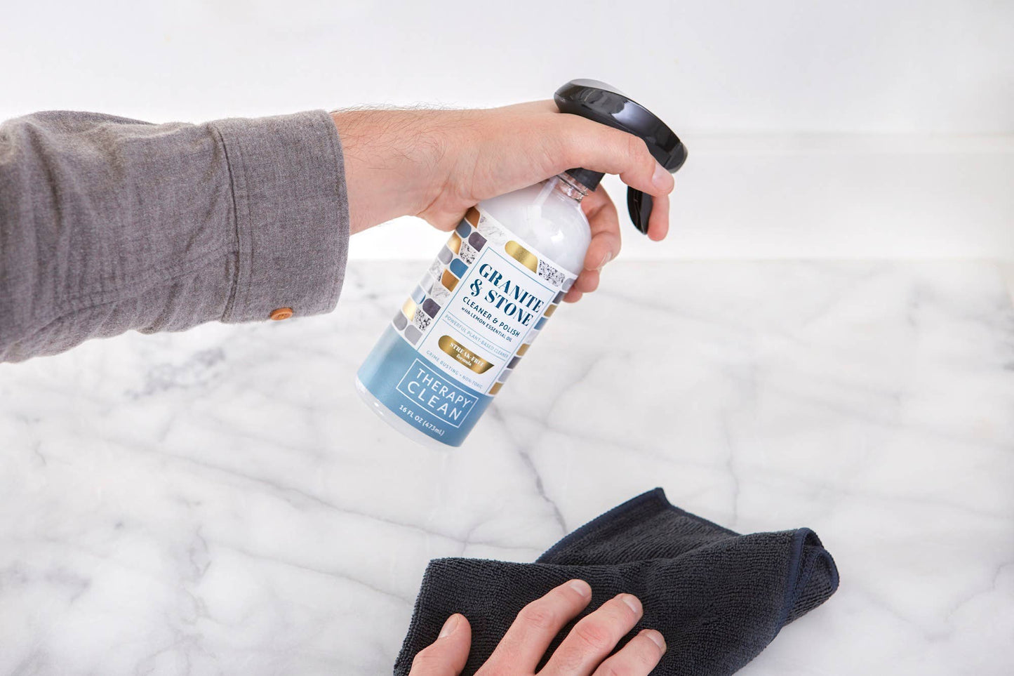 Therapy Clean - 16 oz. Granite & Stone Cleaner & Polish