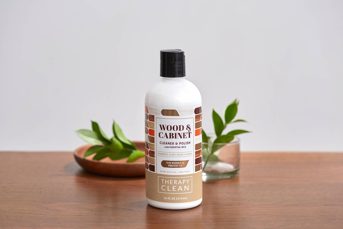 Therapy Clean - 16 oz. Wood & Cabinet Cleaner & Polish
