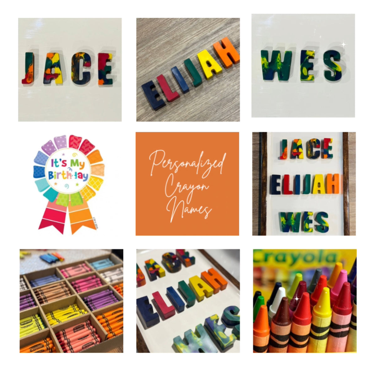 Personalized Crayon Names
