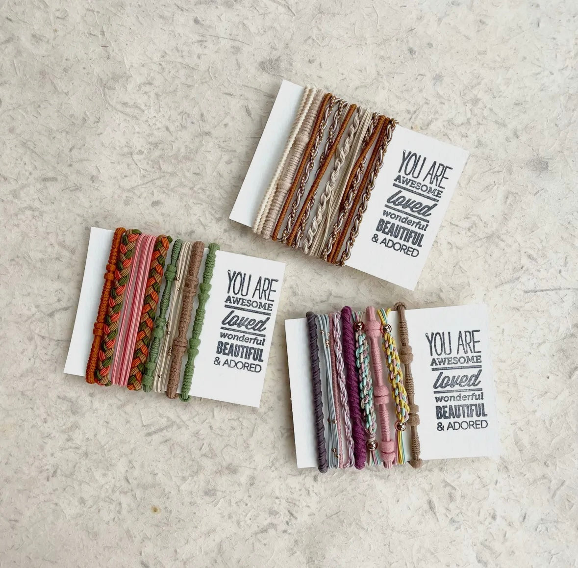 Boho Hair Ties/Bracelets
