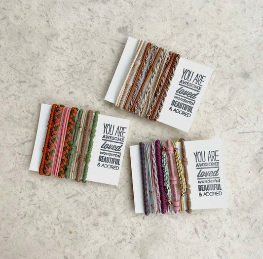 Boho Hair Ties/Bracelets