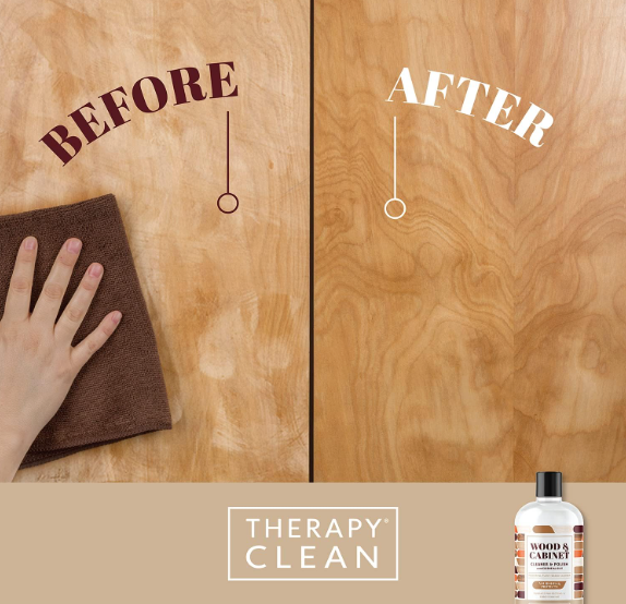 Therapy Clean - 16 oz. Wood & Cabinet Cleaner & Polish