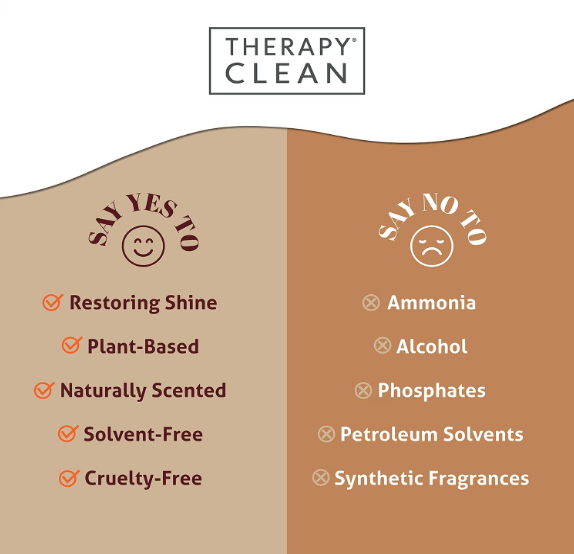 Therapy Clean - 16 oz. Wood & Cabinet Cleaner & Polish